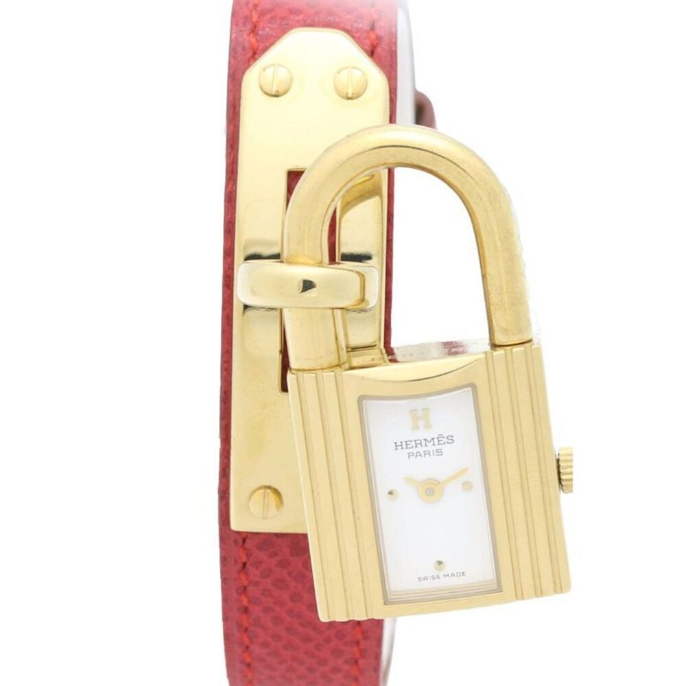 HERMES Kelly Watch KE1.201.170 HRV Women's □B Stamp GPx Veau Epsom 130567